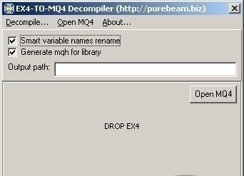 metatrader 4 ex4 decompiler